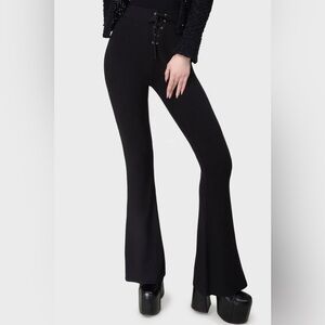 NEW KILLSTAR Black Slo-Burn Bell Bottoms